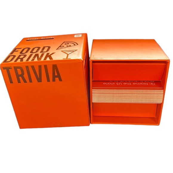 Food & Drink Trivia game cards After Dinner set - Picture 1 of 4